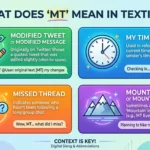 What Does MT Mean in Text