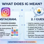 What Does IG Mean in Text