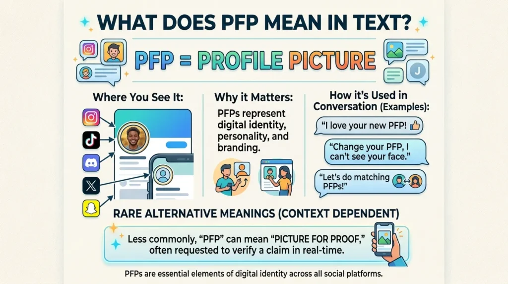 What Does PFP Mean in Text