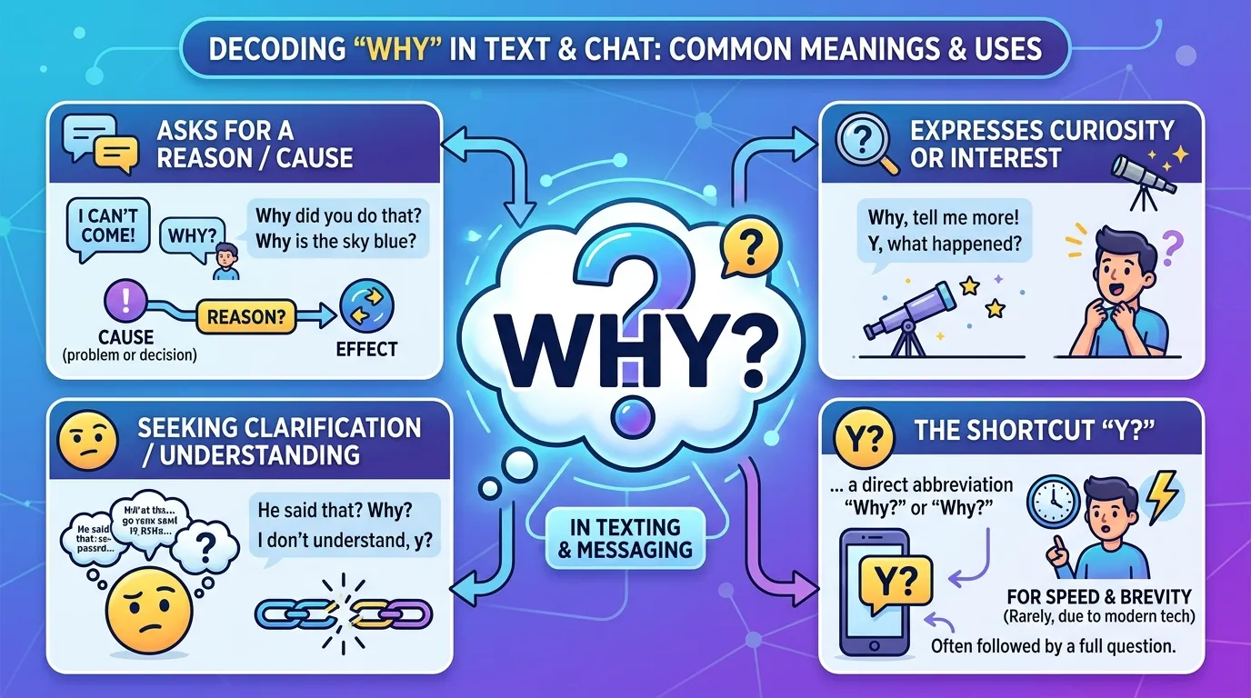 What Does Why Mean in Text