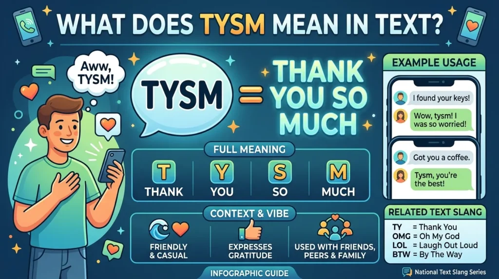 What Does TYSM Mean in Text
